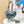 Bandoulière CD Saddle Bag avec sangle 24 cm coton bleu