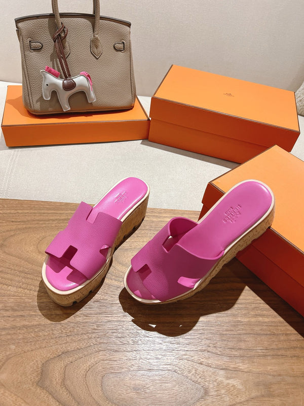 EZE 65 SANDAL BOLD PINK CALFSKIN