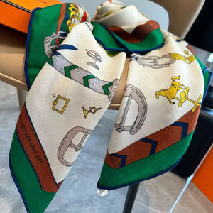 HERMES 25S SCARF 140 IN CASHMERE SILK 727303