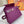 HM Kelly 25cm Cuir Épsom Violet Finitions Argentées
