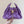 CHANEL 25S HOBO BAG 22 CM PURPLE SUEDE WITH GOLD HARDWARE