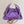 CHANEL 25S HOBO BAG 22 CM PURPLE SUEDE WITH GOLD HARDWARE