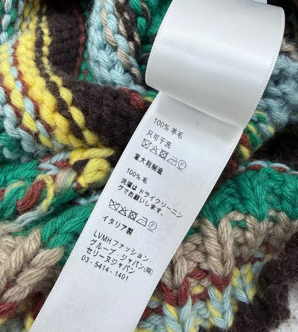 Céline Pull col rond Multicolore Alpaga Laine