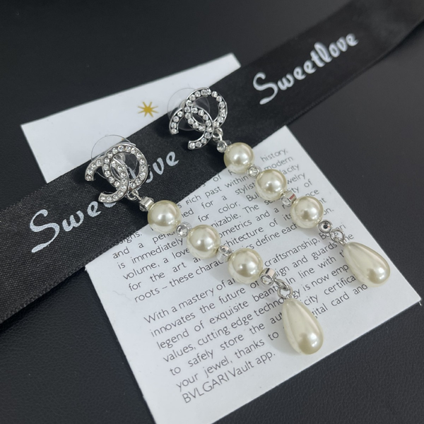 CC Boucle d'oreille perle