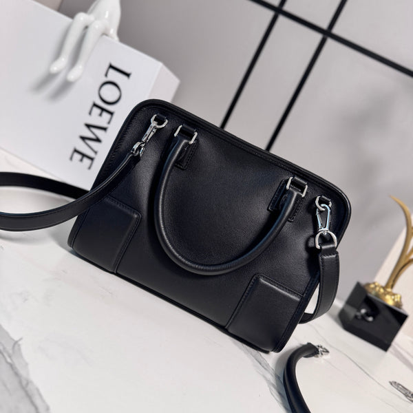 Sac LOEWE Amazona 180 24,5 cm Cuir de veau souple noir