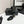 CC 26s Mule 9.5cm Black Sheepskin Patent Calfskin