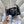 CC 25 Mini Handbag 22cm Black White Quited Lamnskin