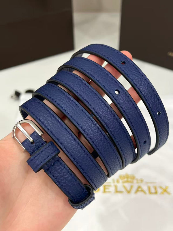 Delvaux Brillant Mini Bag 23cm Royal Blue in Cowhide