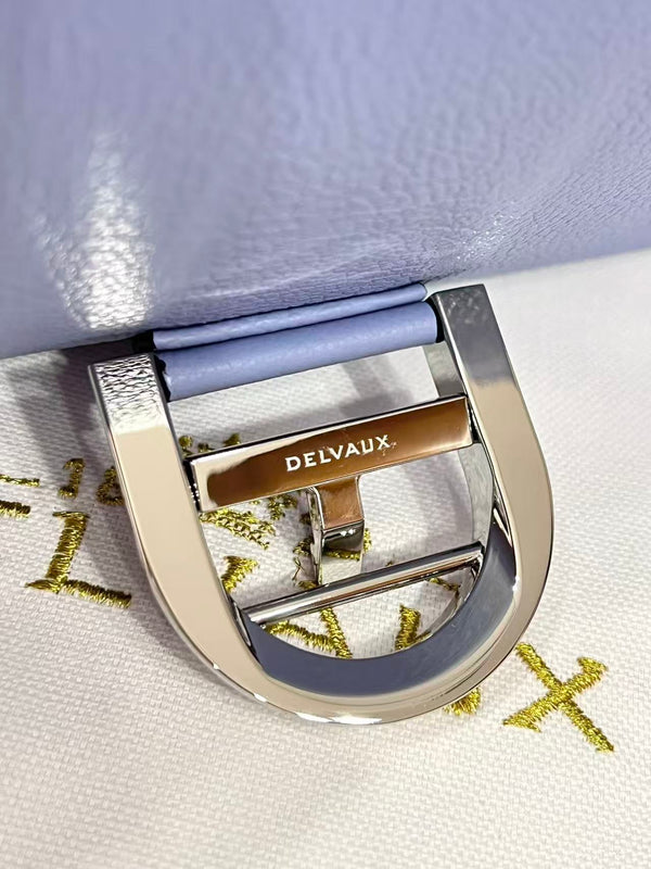 Delvaux Brillant Mini Bag 23cm Lavender in Cowhide