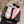 CC Low-Top Sneaker Pink And White Fabric