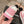 CC Low-Top Sneaker Pink And White Fabric