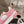 CC Low-Top Sneaker Pink And White Fabric