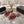 CC Camellia Platform Sandals Burgundy Lambskin