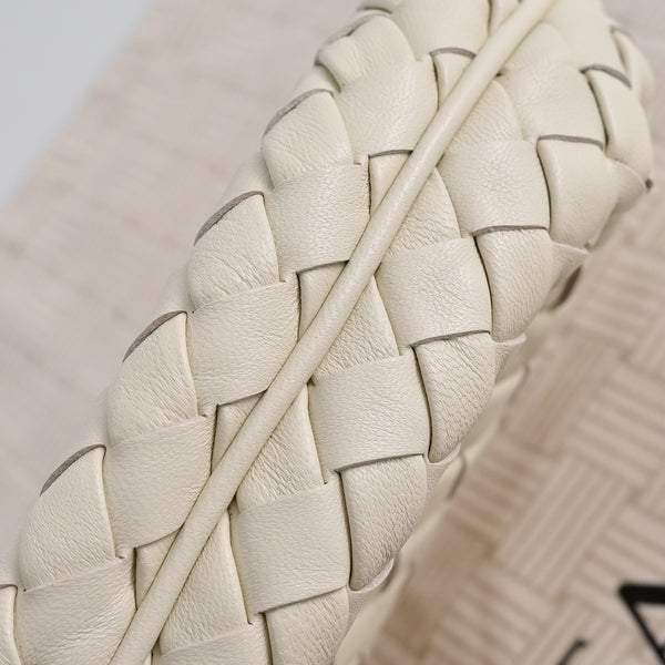BV Baby Veneta Cream 26cm Intrecciato Nappa Leather