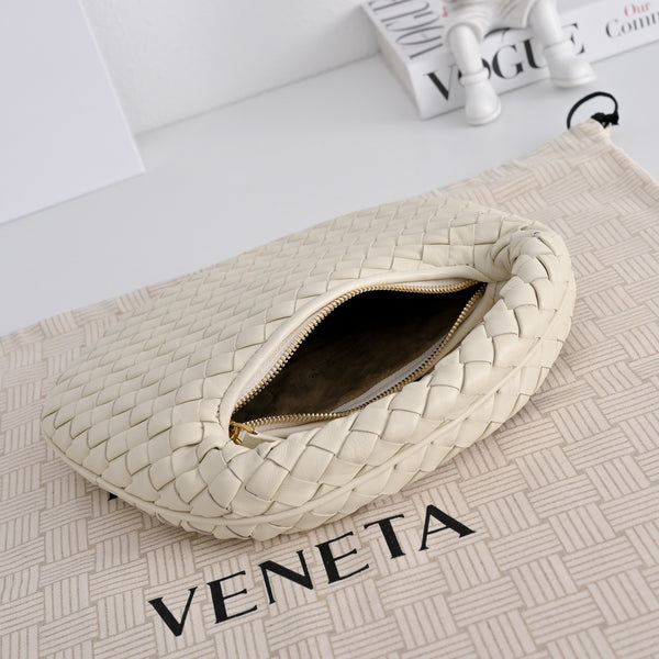 BV Baby Veneta Cream 26cm Intrecciato Nappa Leather
