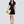 Balmain Short Flared Knit Dress Black With Gold Button