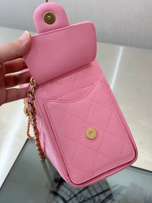 CC 26s Small Handbag 22cm Hot Pink Caviar