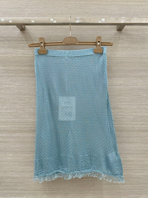 CC Skirt  Blue in Viscose 207949
