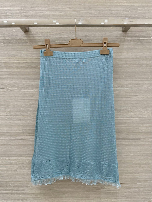 CC Skirt  Blue in Viscose 207949