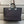 CC Deauville Tote Bag White Lettering Chain Strap 38cm Black Denim