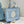 CD Book Tote Blue White  in Canvas