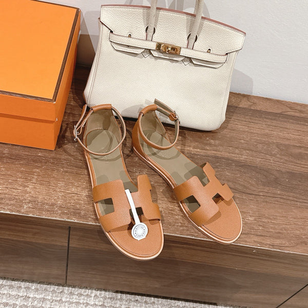 HM 25 Santorini Caramel Brown Epsom Leather Calfskin