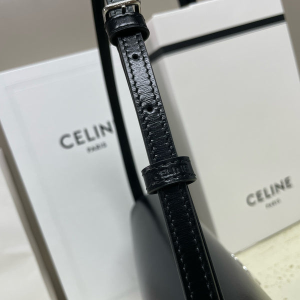 CE LOLA 28cm Medium Black Glossy Calfskin