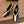CC 26s Blazy High Heel Pumps 9cm White Black Embossed Calfskin
