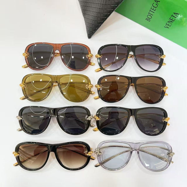 OCCHIALI DA SOLE BV AVIATOR CON MONTATURA BV1273S IN METALLO