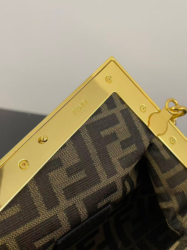 Fendi First Small Bag 26 cm Beige  Raffia
