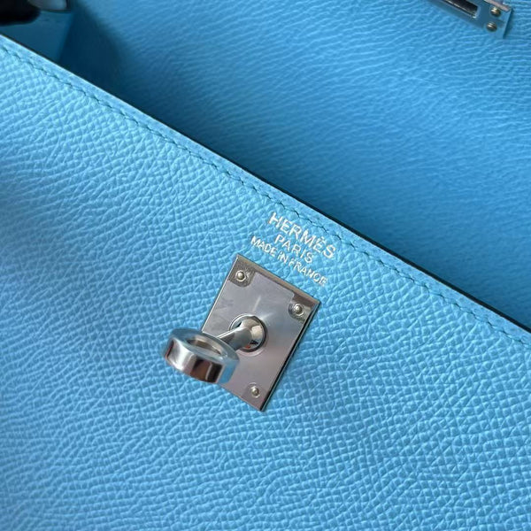 HM KELLY 28CM GRIGIO TOGO ORO HARDWARE