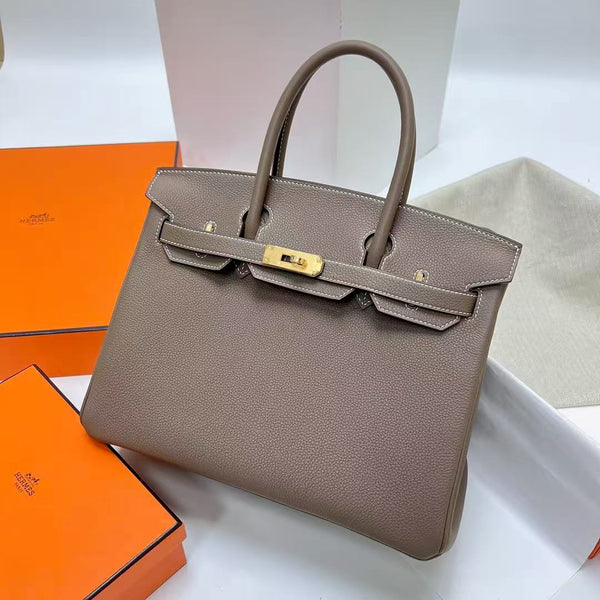 HM BIRKIN 25CM TAUPE TOGO LEATHER GOLD HARDWARE