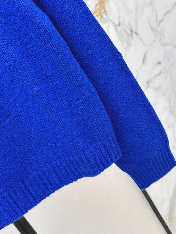 CC Métiers d'Art 26s Superman Blue Knitwear