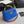 CC Long Vanity Bag 17cm Blue with Superman in Sheepskin