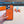 HM Style Orange iPhone Case with Horse Charm
