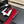 CC 26s Ballet Flat Black Red Horsehair