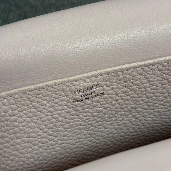 HM Halzan 25 Bag Muted Pink Taurillon Leather