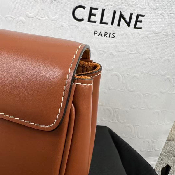 Celine Soft 18 Bag Tan Smooth Calfskin