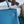 HM KELLY 28CM BLUE JEAN TOGO LEATHER SILVER HARDWARE