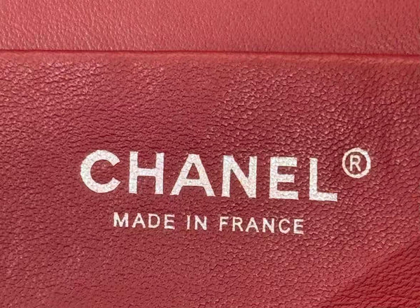 Chanel 2026 Maxi Flap Bag 38.5cm Dark Burgundy Calfskin Gold Hardware