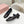 Miu Classic Bow Letter Ballet Black Calfskin
