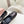 Miu Classic Bow Letter Ballet Black Calfskin