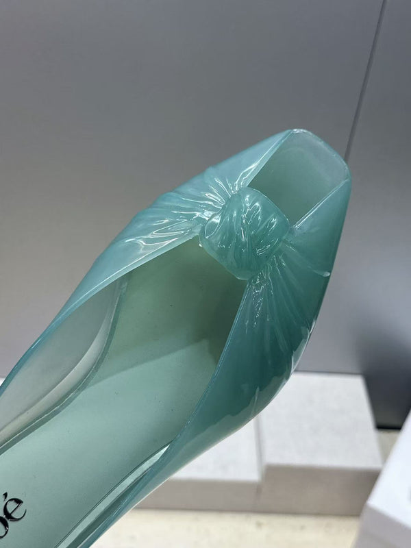 Chloe Jelly Mules In Spearmint TPU