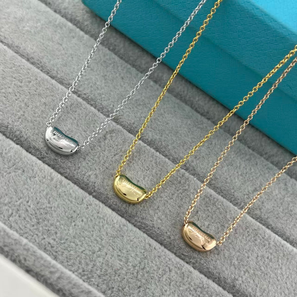 Tiffany & Co. Elsa Peretti Bean Pendant Necklace