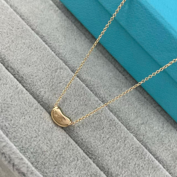 Tiffany & Co. Elsa Peretti Bean Pendant Necklace