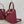 CD 2026 Bow Bag 33.5cm in Burgundy Lambskin