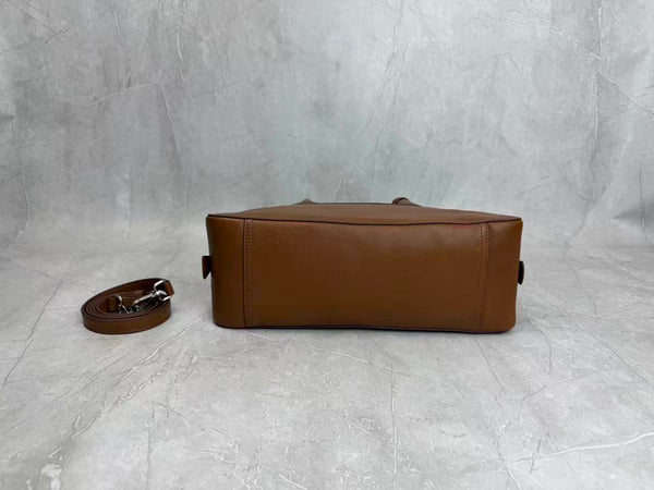 Miu Vivant 32cm Bag in Caramel Nappa Leather