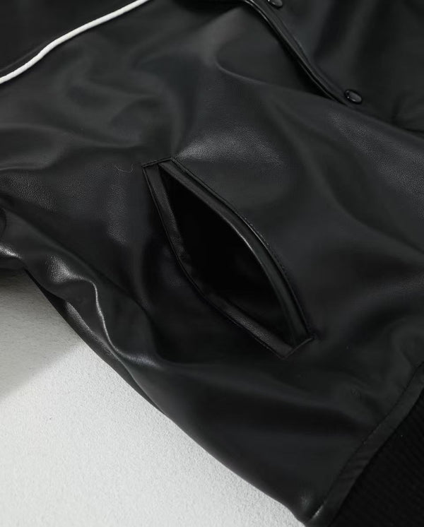 Sup x Nike Bomber Jacket Black Leather