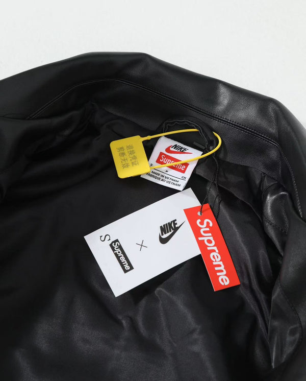 Sup x Nike Bomber Jacket Black Leather