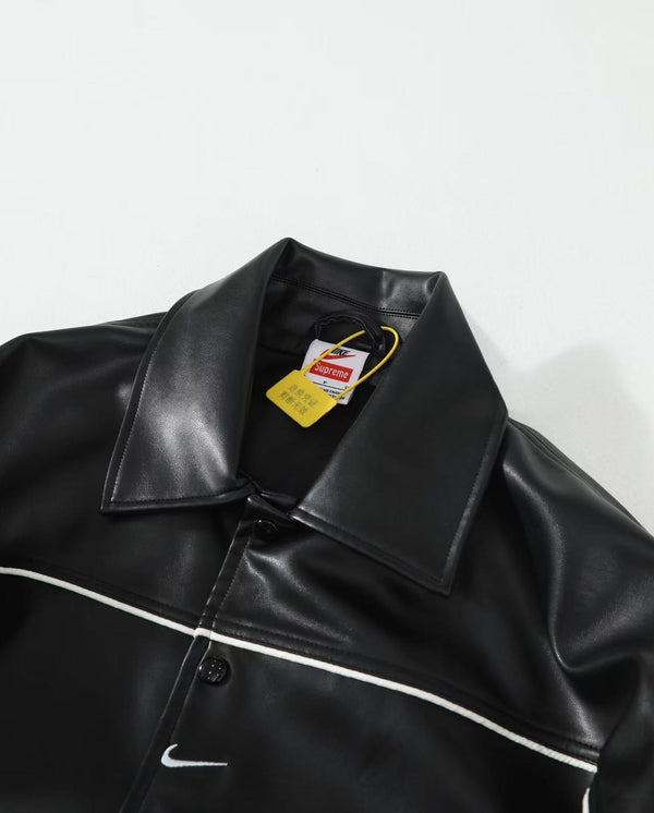 Sup x Nike Bomber Jacket Black Leather